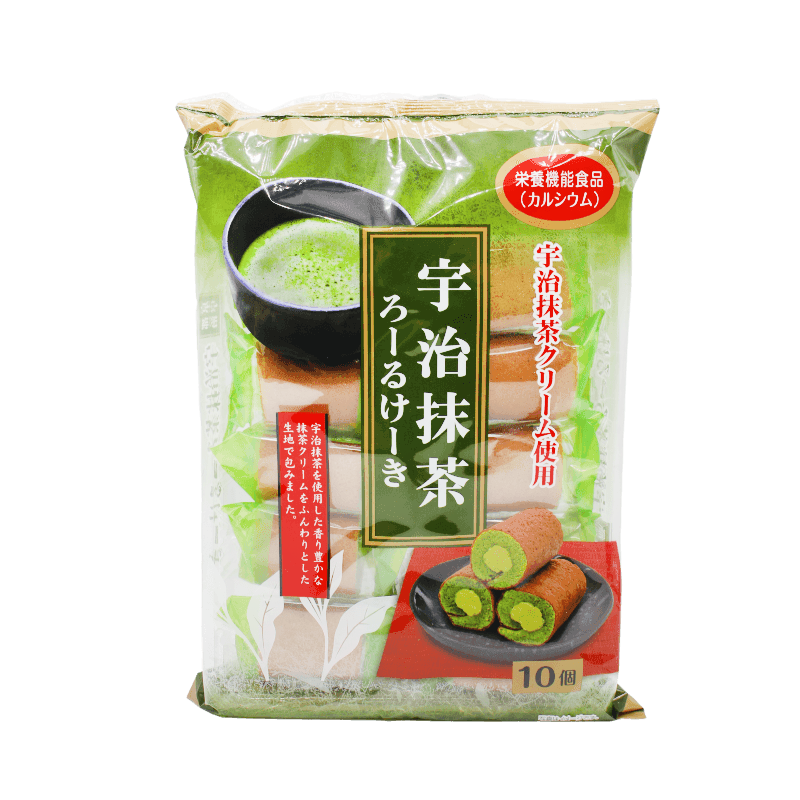 宇治 抹茶蛋糕卷 170g | Yamauchi Mini Rollcake Matcha 170g 
