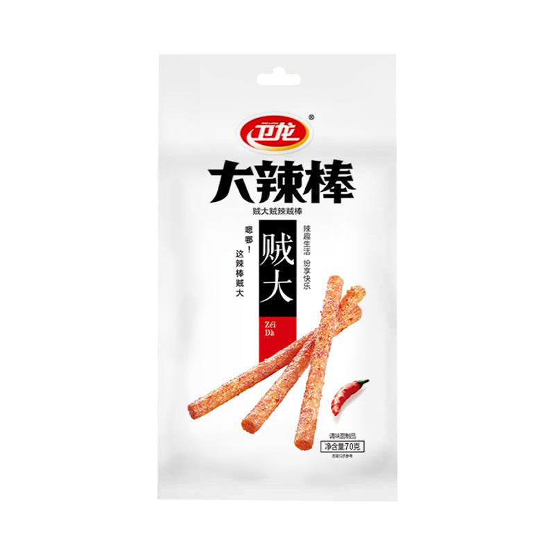 WEILONG Spicy Strip Hot&Spicy Flavor 70g | 卫龙 大辣棒 70g