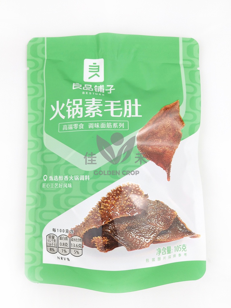 Bestore Konjac Slices Spicy Hotpot 105g | 良品铺子 火锅素毛肚 105g