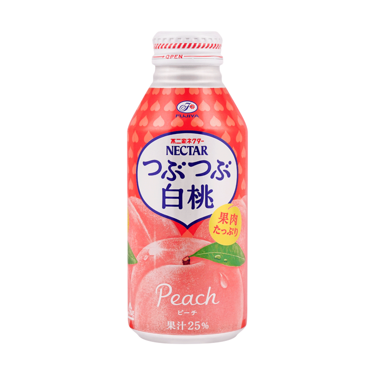 日本 不二家 白桃汽水 380ml | JP Fujiya Nectar Sparkling Peach Drink 380ml