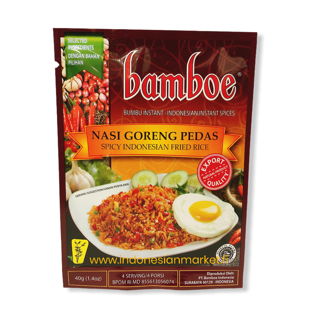 Bamboe Bumbu Nasi Goreng Pedas 40g | Bamboe 加辣炒饭酱 40g