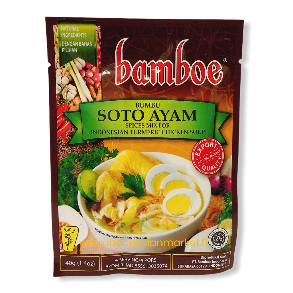 Bamboe Bumbu Soto Ayam 40g | Bamboe 梭多鸡酱 40g