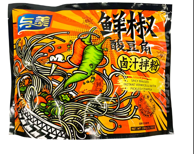 与美 鲜椒酸豇豆拌粉 230g | Yumei Inst Vermicelli Pickled Cowpea Flavor 230g