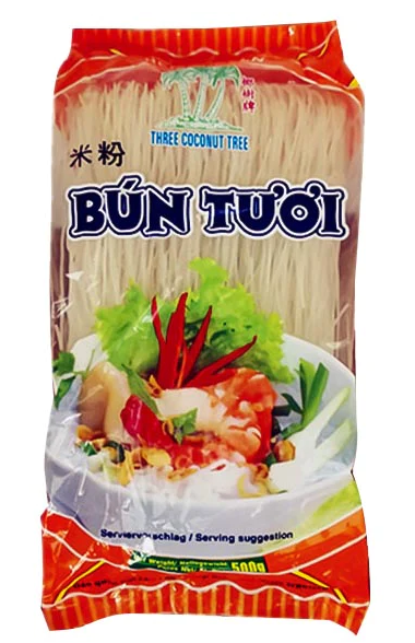 越南 红米粉 500g | VN Double Panda Red Flat Noodle Banh Da Do 500g