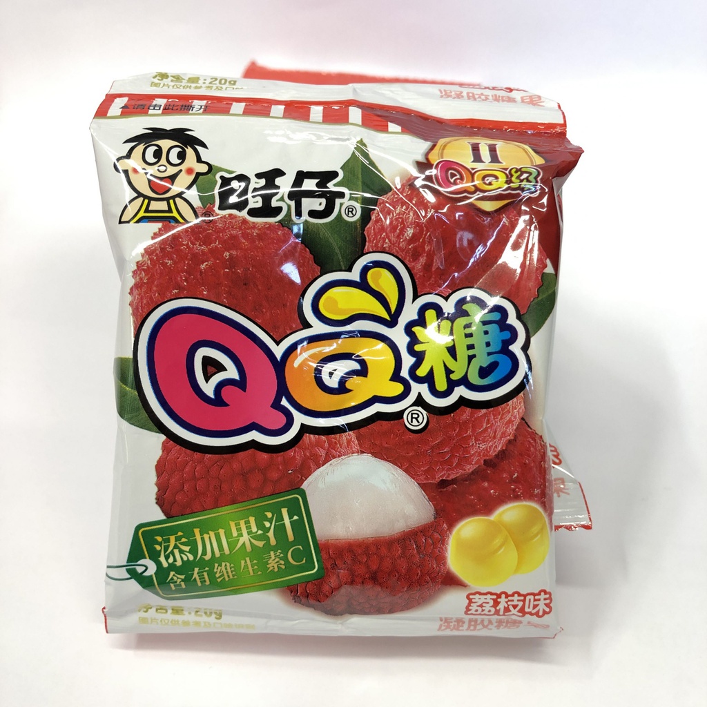旺仔 QQ糖 荔枝味 20g | Want Want Gummy Candy lychee 20g