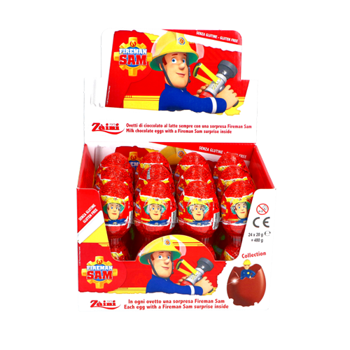 EU 巧克力 惊奇蛋 消防员 | EU Chocolate Eggs with Surprise Fireman