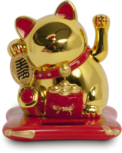 Lucky Cat Solar 10.5cm | 招财猫 太阳能充电 10.5cm