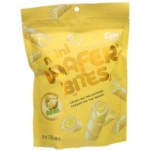 Deka Mini Wafer Bites Durian 200g | Deka 小威化饼 200g
