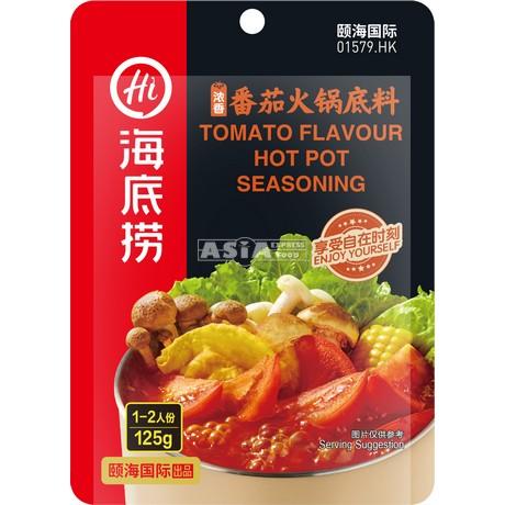 HDL Tomato Flavor Hotpot Seasoning 125g | 海底捞 番茄火锅底料125g