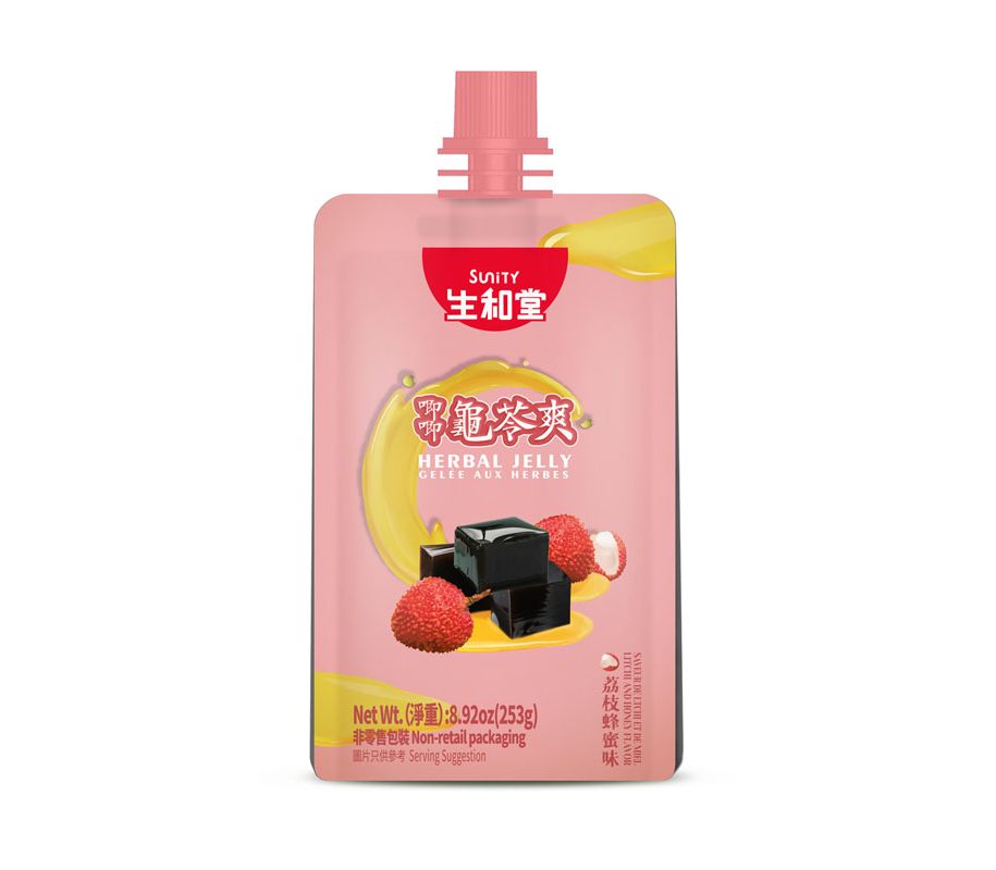 SHT Herbal Jelly -Waxberry & Honey Flavour 253g丨生和堂 可吸龟苓膏 蜂蜜杨梅味 253g