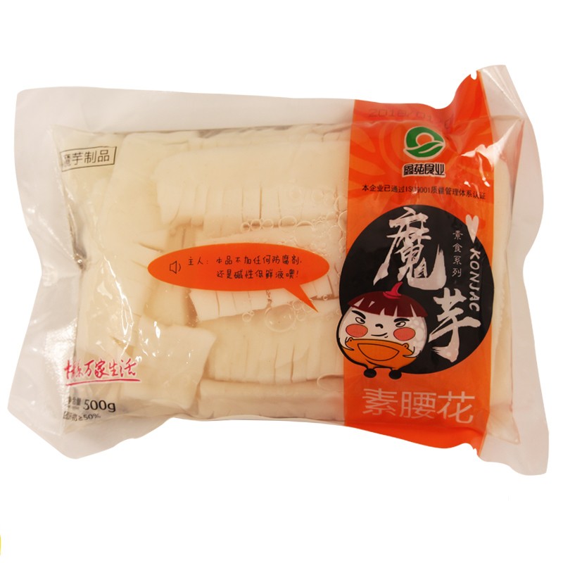 XC Konjac Noodle 500g丨鑫莼 魔芋素腰花 500g