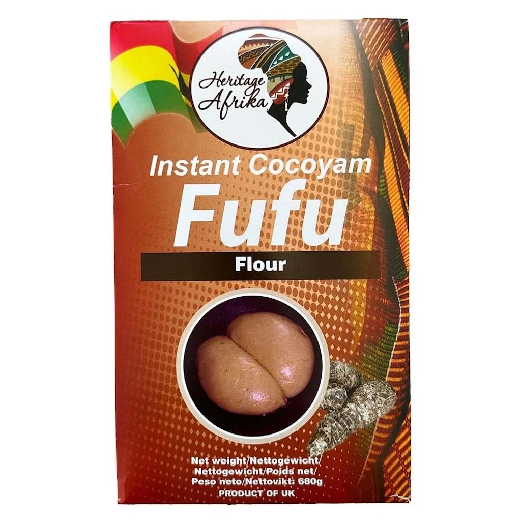 Heritage Africa Cocoyam Fufu Flour 680g丨Heritage Africa 椰子香芋粉 680g