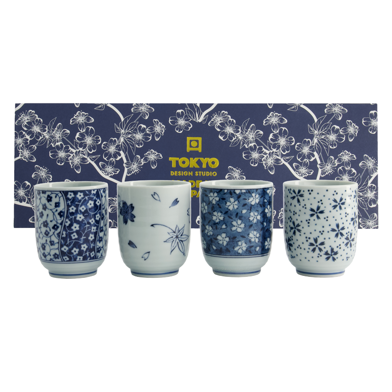 Tokyo Design Studio Type B Teacup Gifts 160ml w/4 cups | Tokyo Design Studio 日式茶杯礼物B套装 160ml 4杯