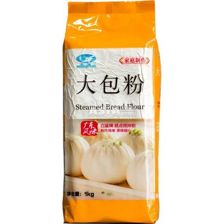 白鲨 大包粉 1kg | BAISHA Bread Flour (Steaming) 1kg