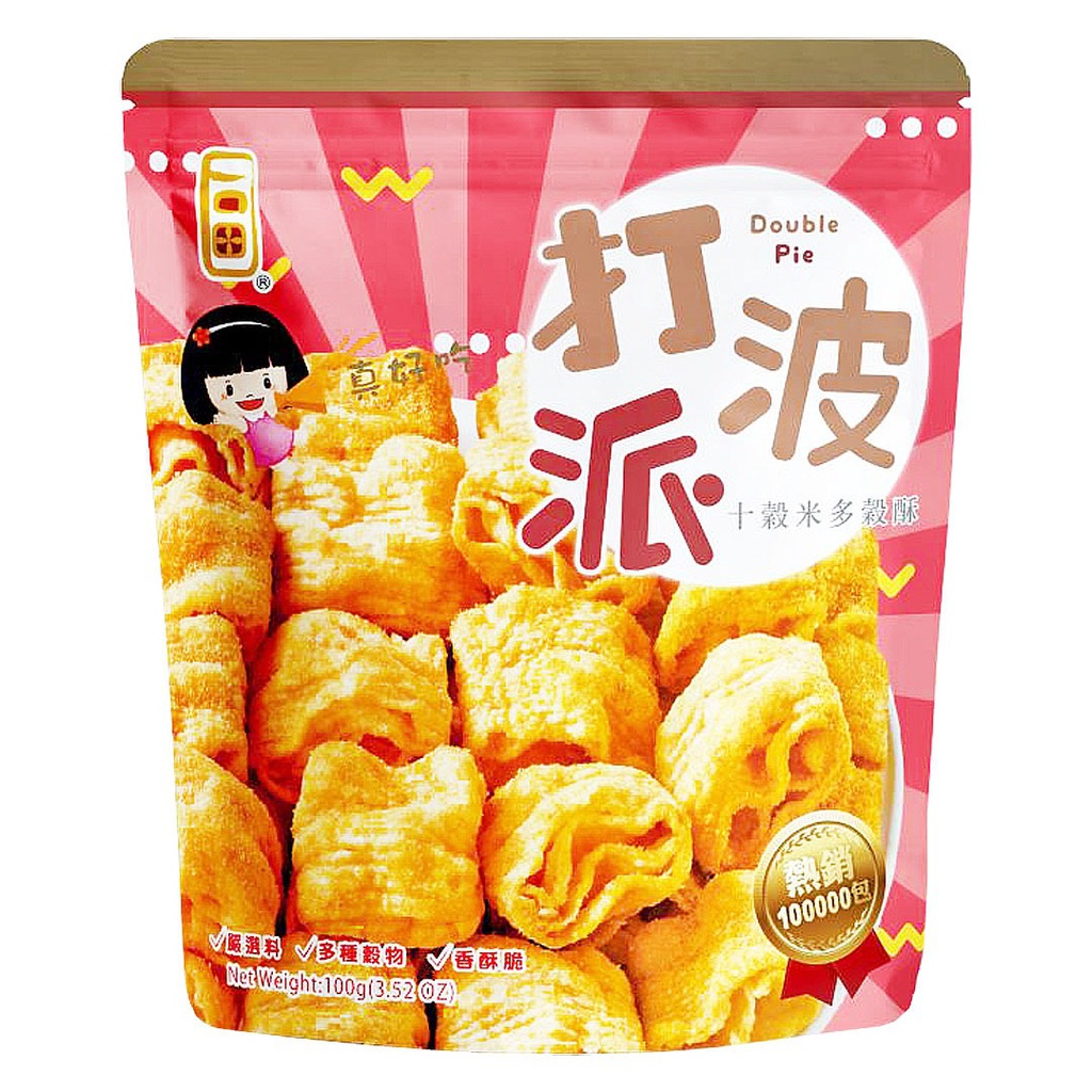 台湾打波派 35g | TW YKT Multi Grain Craker Double Pie 35g