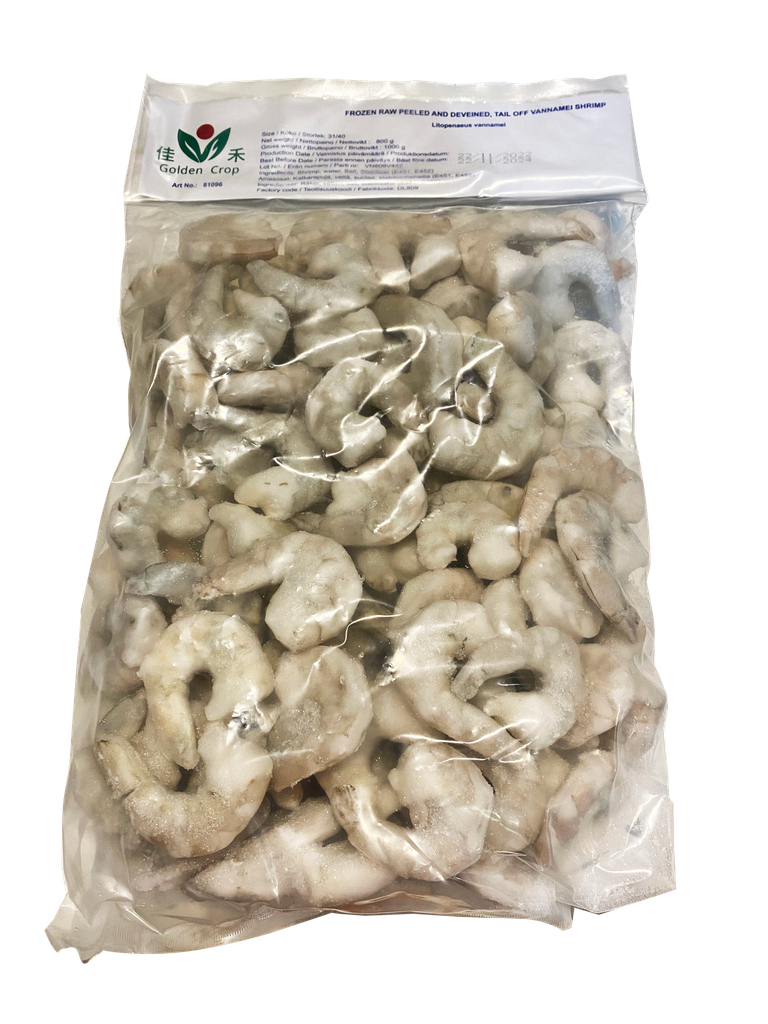 GC VN Vannamei Shrimps 16/20 Raw & Peeled PD 800g | GC 越南 白虾虾仁 16/20 800g