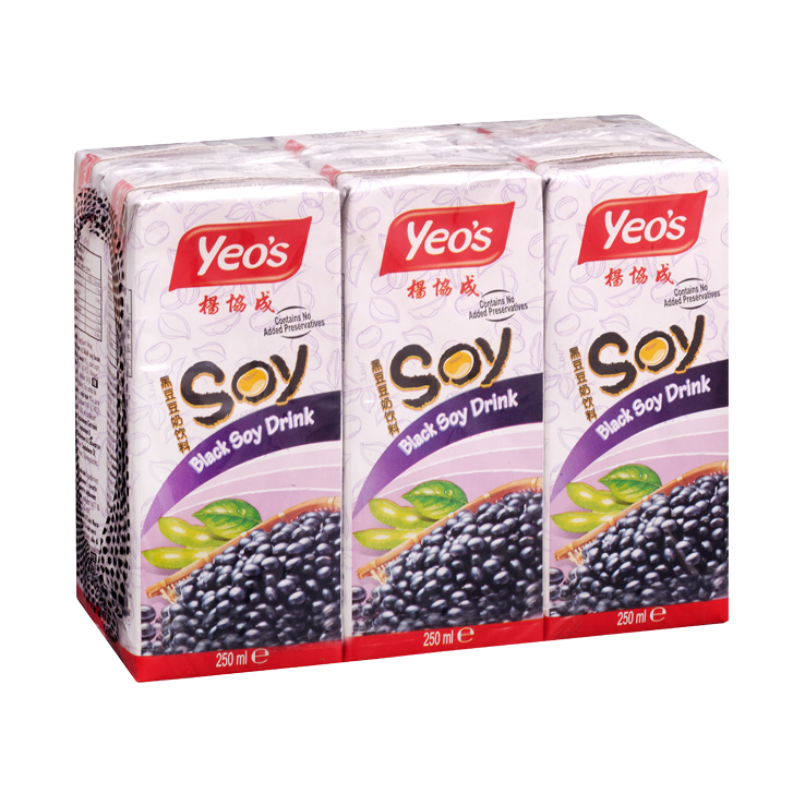 Yeo’s Black Soy Drink 250ml | 杨协成 黑豆豆奶饮料 250ml