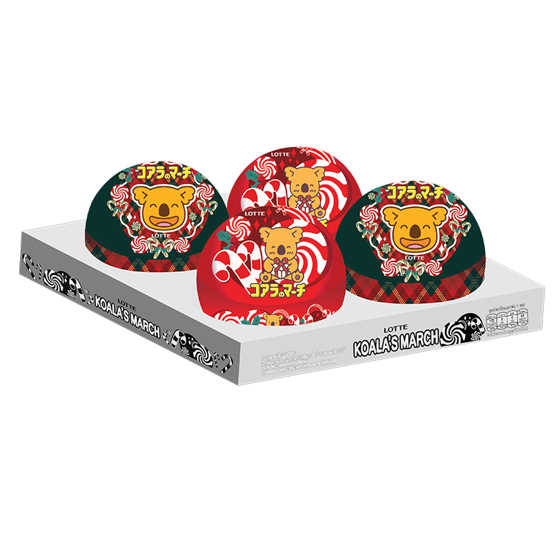 LOTTE Koala March White Christmas Ball 19.5g | 乐天 小熊 圣诞球巧克力 19.5g