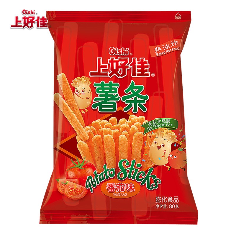 上好佳 薯条 番茄味 40g | SHJ Chips-Tomato 40g 