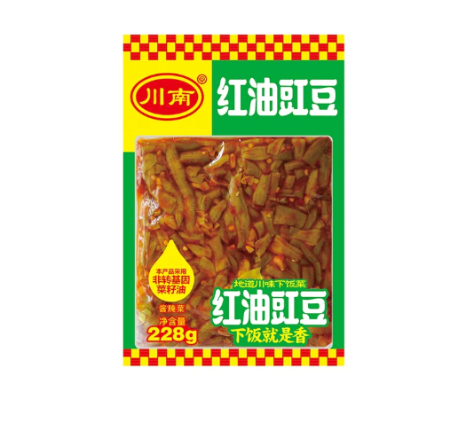 ChuanNan Preserved Cowpea in Red Oil 120g | 川南 红油豇豆 120g