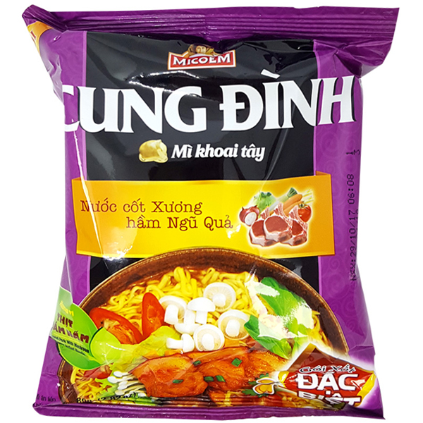 Cung Dinh 方便面 猪肉蘑菇味 79g | Cung Dinh Inst. Noodles Pork Mushroom Flavour 79g