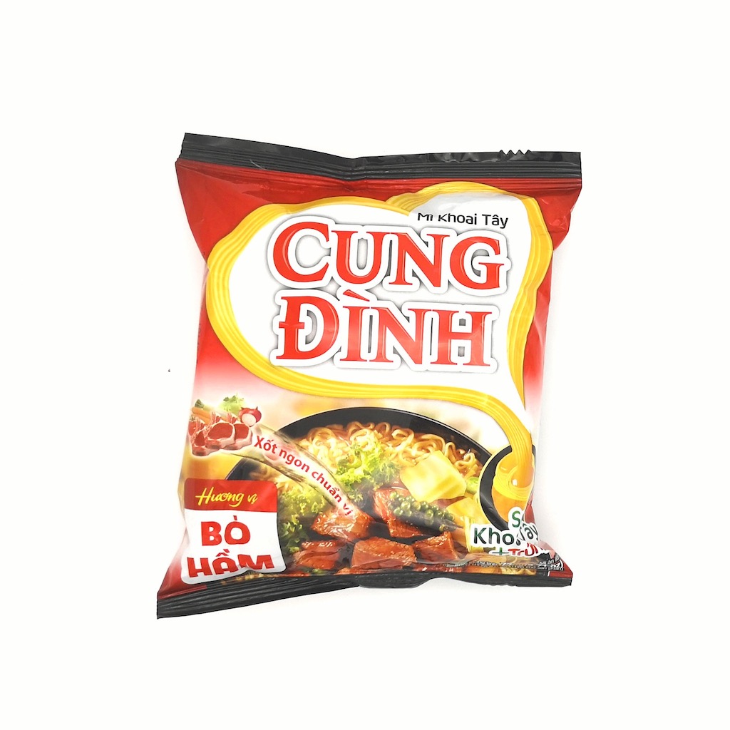 Cung Dinh Inst. Noodles Stewed Beef Flavour 77g | Cung Dinh 方便面 红烩牛肉味 77g