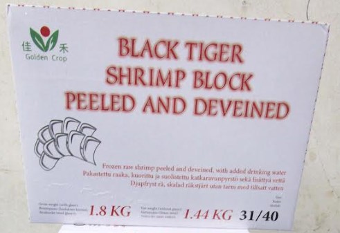 GC Brand Black Tiger Shrimps 31/40 PD 1.8kg(1.44kg) | GC31/40 黑虎 虾仁1.8kg(净重 1.44kg)