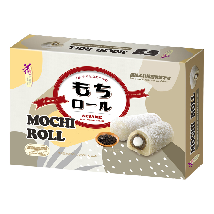 Handmade Mochi Sesame With Creamy Filling 150g | 花之恋语 芝麻奶香风味 手搓麻薯150g