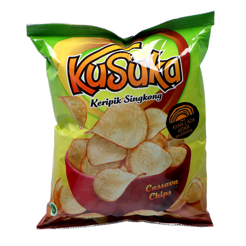 Kusuka Cassava Chips - Black Pepper 180g | Kusuka 木薯片 黑胡椒味 180g