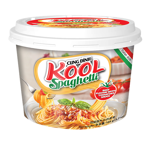 CungDinh Kool Brand Instant Noodles Spaghetti beef tomato 105g | CungDinh 意大利面 番茄牛肉酱 105g