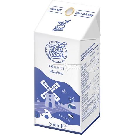 VAN IJSSEL BLUEBERRY YOGURT DRINK 200ML丨VAN IJSSEL 蓝莓酸奶饮料 200ML
