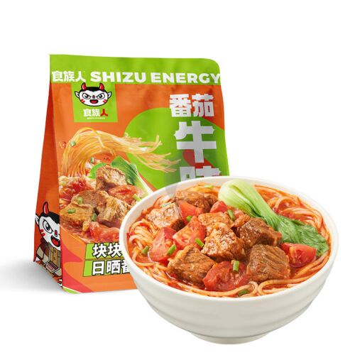 SZR Tomato Beef Rice Noodle 212g | 食族人 番茄牛腩粉 212g