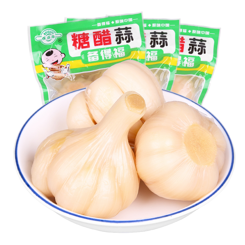 BDF Sweet and Sour Pickled Garlic 200g | 备得福 糖醋蒜 200g