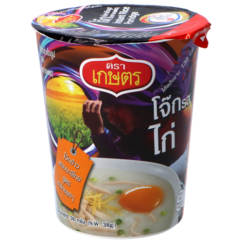 Kaset 即食米粥 鸡肉味 38g | Kaset Instant Rice Porridge Cup Chicken Flavor  38g