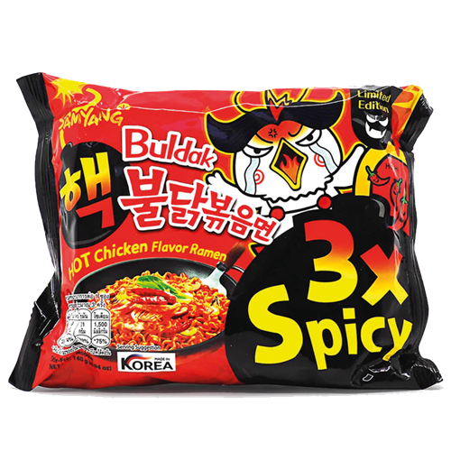 KR Samyang Buldak Hot Chicken Ramen 3x Spicy 140g | 韩国 三养 三倍辣火鸡面 140g