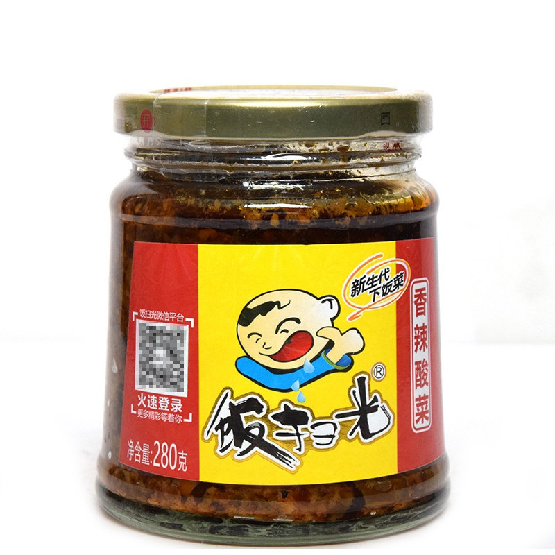 饭扫光 香辣酸菜 280g | FSG Prserved Cabbage 280g
