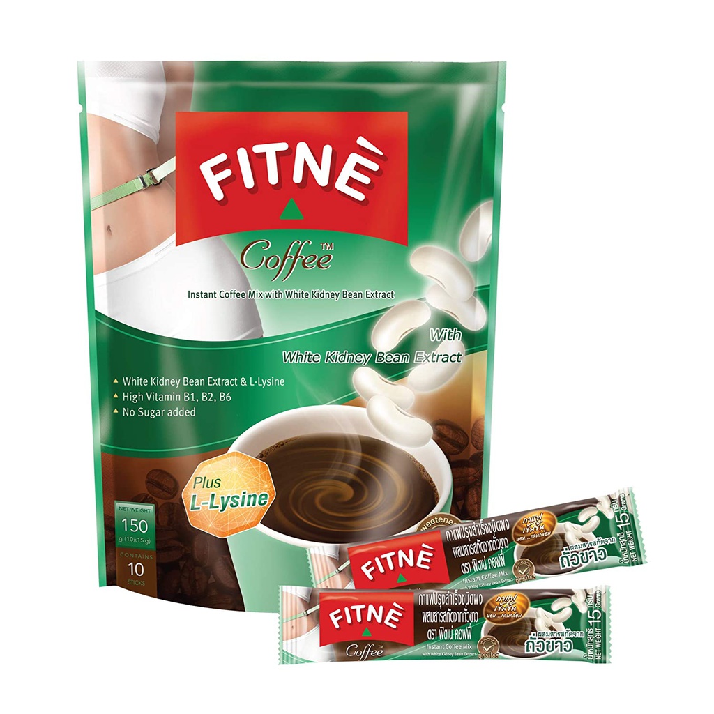 TH Fitne Diet Coffee 4 in 1 White Kidney Bean Extract 150g | 泰国四合一咖啡 150g