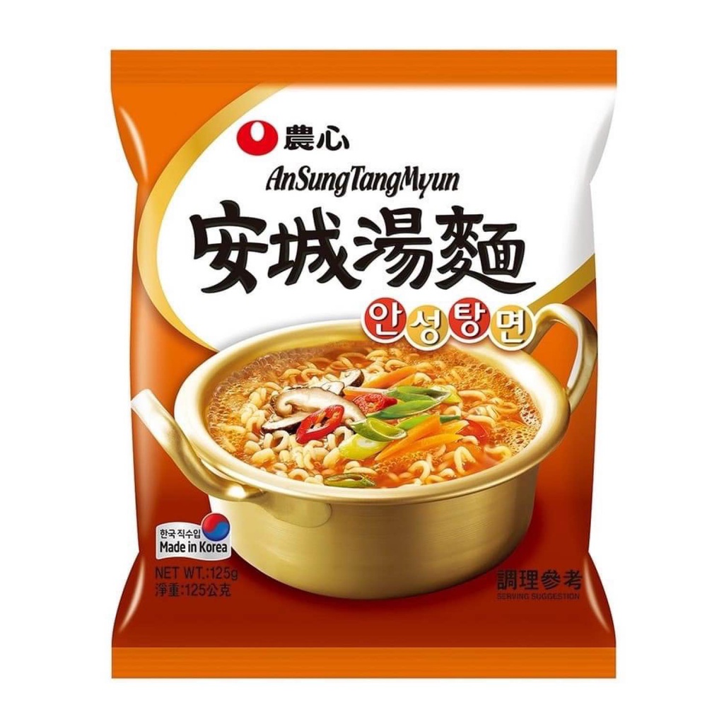 NongShim Instant noodles Ansong Tangmyon 125g | 农心 安城汤面 125g