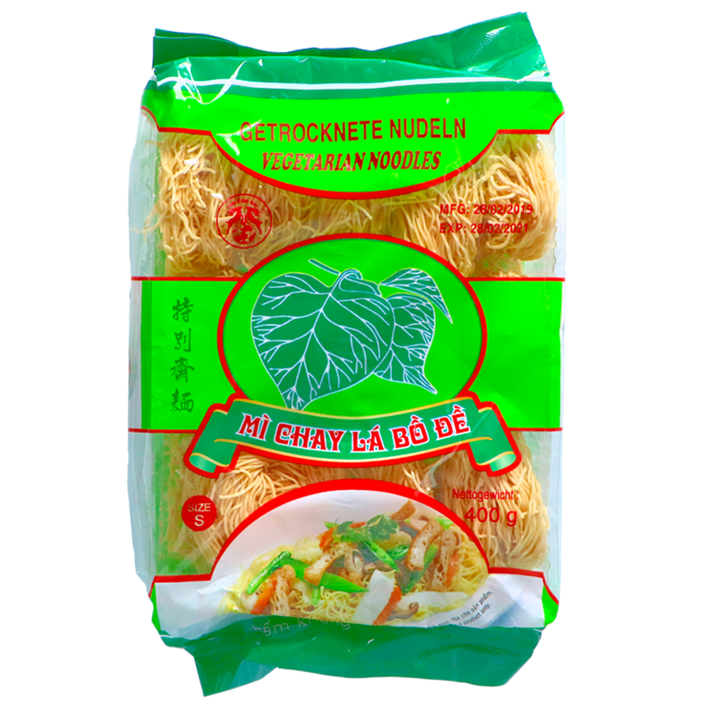 VN Plain (Veg) Noodles Mi Cha La Bo De Soi Nho 400g | VN 越南 素面 400g