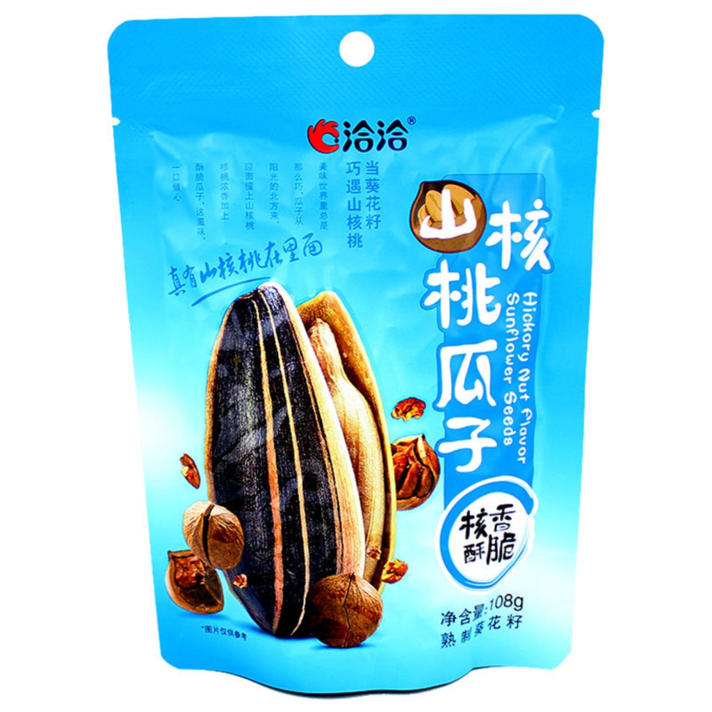 Chacha Sunflower Seeds Hickory Nut 108g | 洽洽 山核桃瓜子 108g