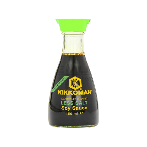 KIKOMAN Less Salt Soy Sauce (DISP) 6/150I | Kikkoman 萬字牌 酱油 (少盐) 150ml