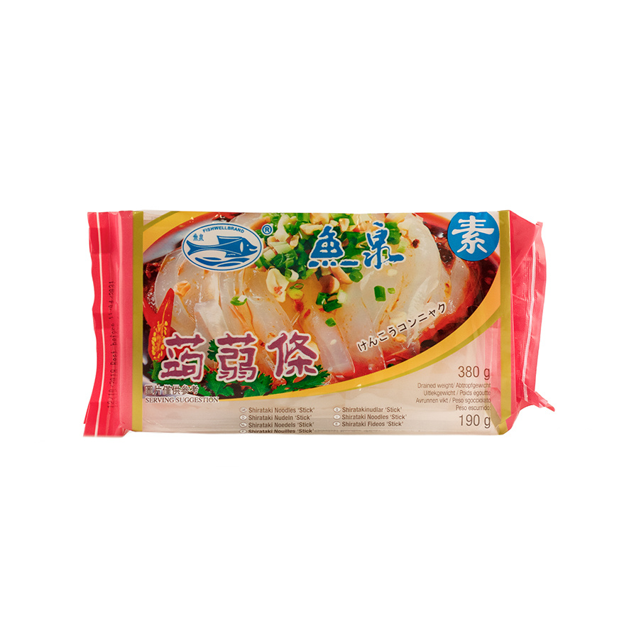 鱼泉 白泷(蒟蒻)面条 380g | Fish Well Shirataki Noodles Stick 380g
