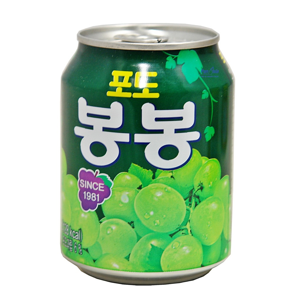 韩国葡萄饮料 238ml | Korean Canned Grape Nectar (Grape bonbon) 238ml