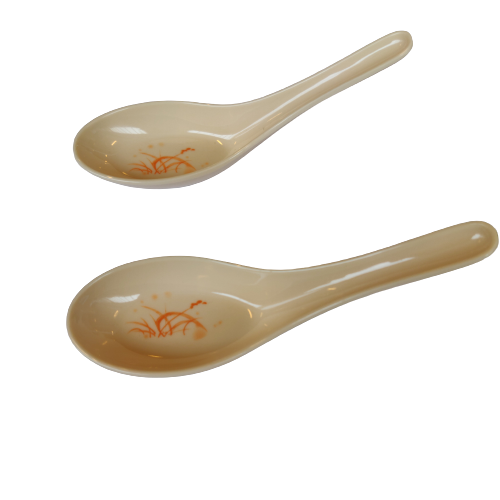 密胺5.4''大头汤勺 秋草 110 | Melamine 5.4'' Soup Spoon Autumn Grass 110