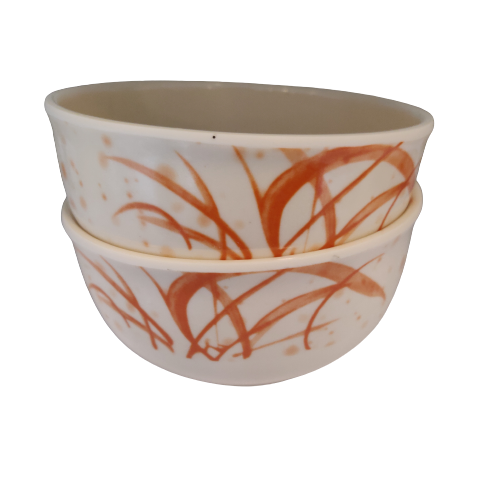 Melamine 4.4'' Rounded Bowl Autumn Grass 4045 | 密胺4.4''直身碗 秋草 4045