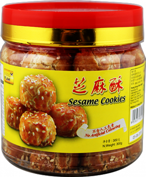 金牌 芝麻酥 300g | Gold Label Cookies Sesame 300g