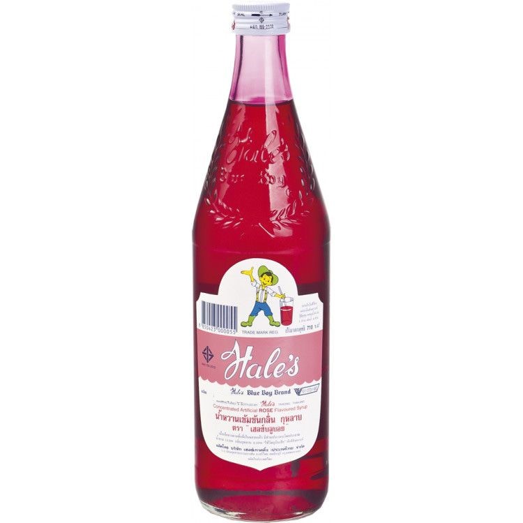 泰国神童牌 玫瑰糖浆 710ml | HALE'S BLUE BOY Rose Syrup 82% Sach. 710ml