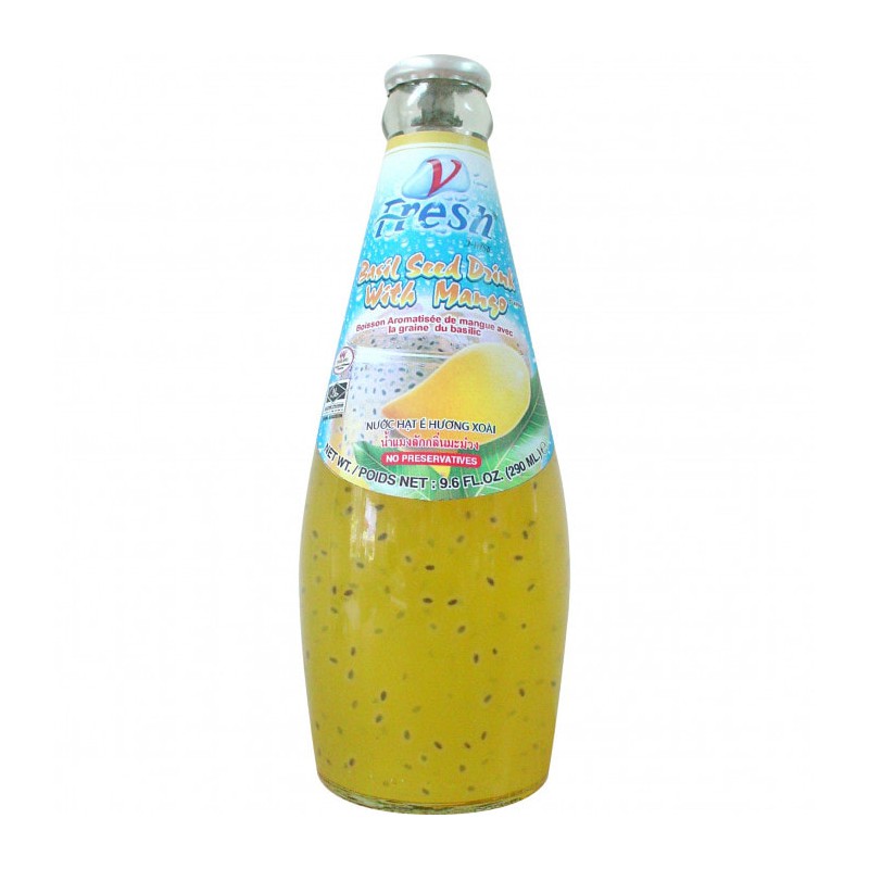 V-FRESH Mango Juice with Basil Seed 290ml | V-FRESH 罗勒籽芒果汁 290ml