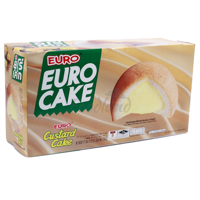 EURO 蛋黄派 204g | EURO Custard Cake 204g