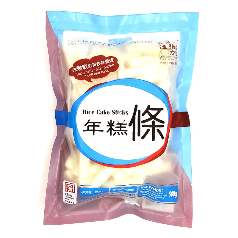 CLS Rice Cake (Strip) 500g | 张力生年糕条 500g 